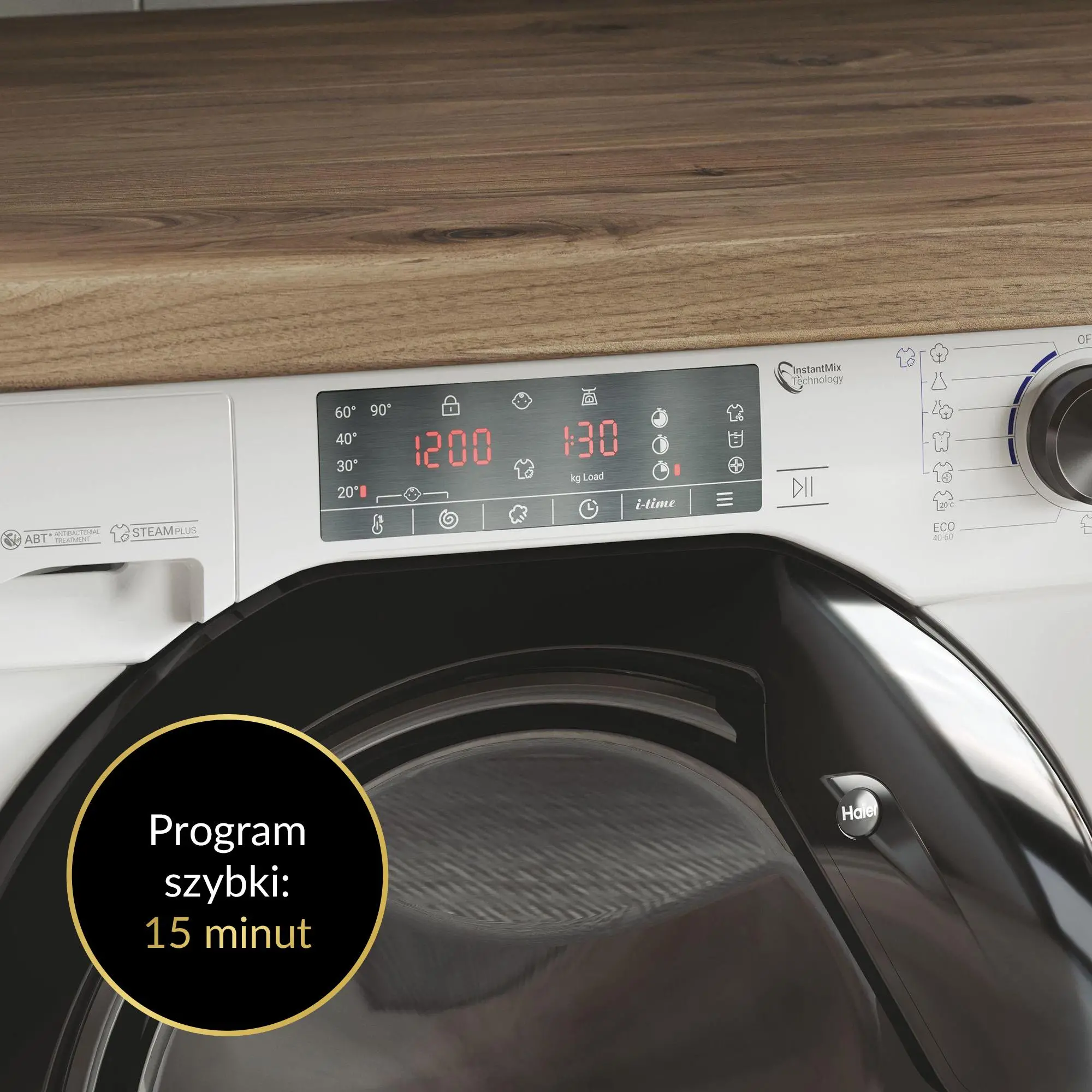 Pralka Haier Seria 4 HWQ90B416FWB-S 9kg 1600obr/min