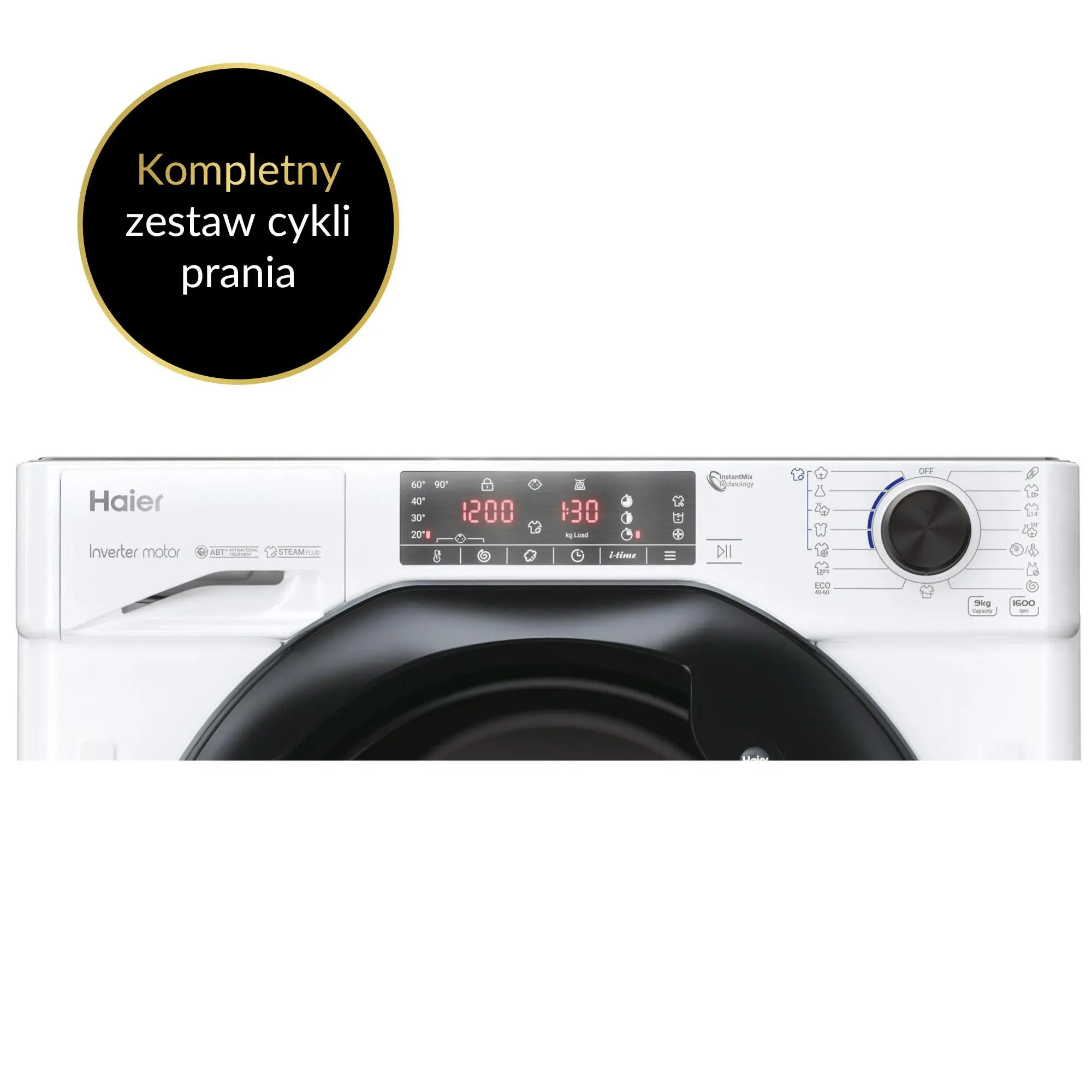 Pralka Haier Seria 4 HWQ90B416FWB-S 9kg 1600obr/min