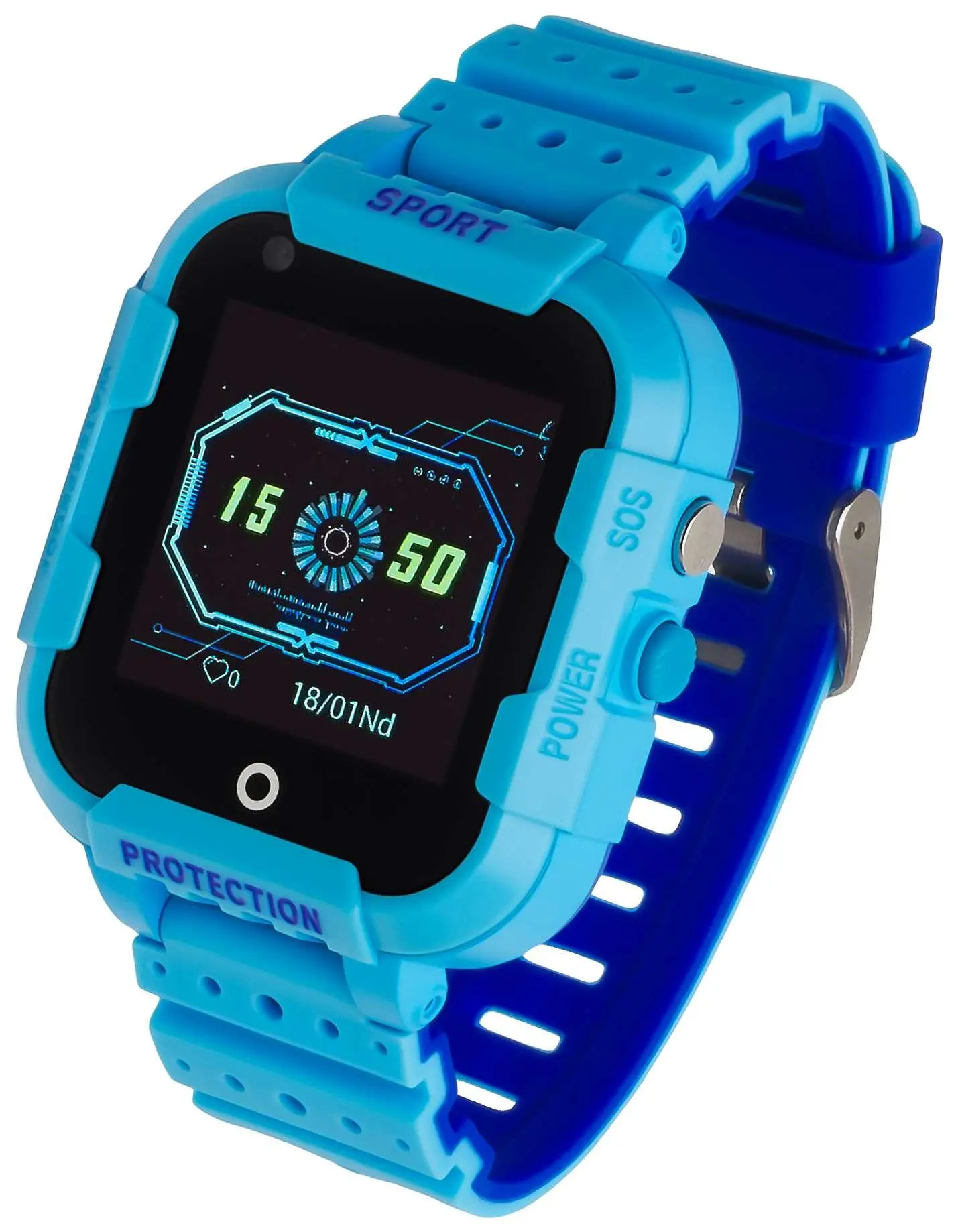 Smartwatch Garett Kids Time 4G Plus 55mm LTE Niebieski
