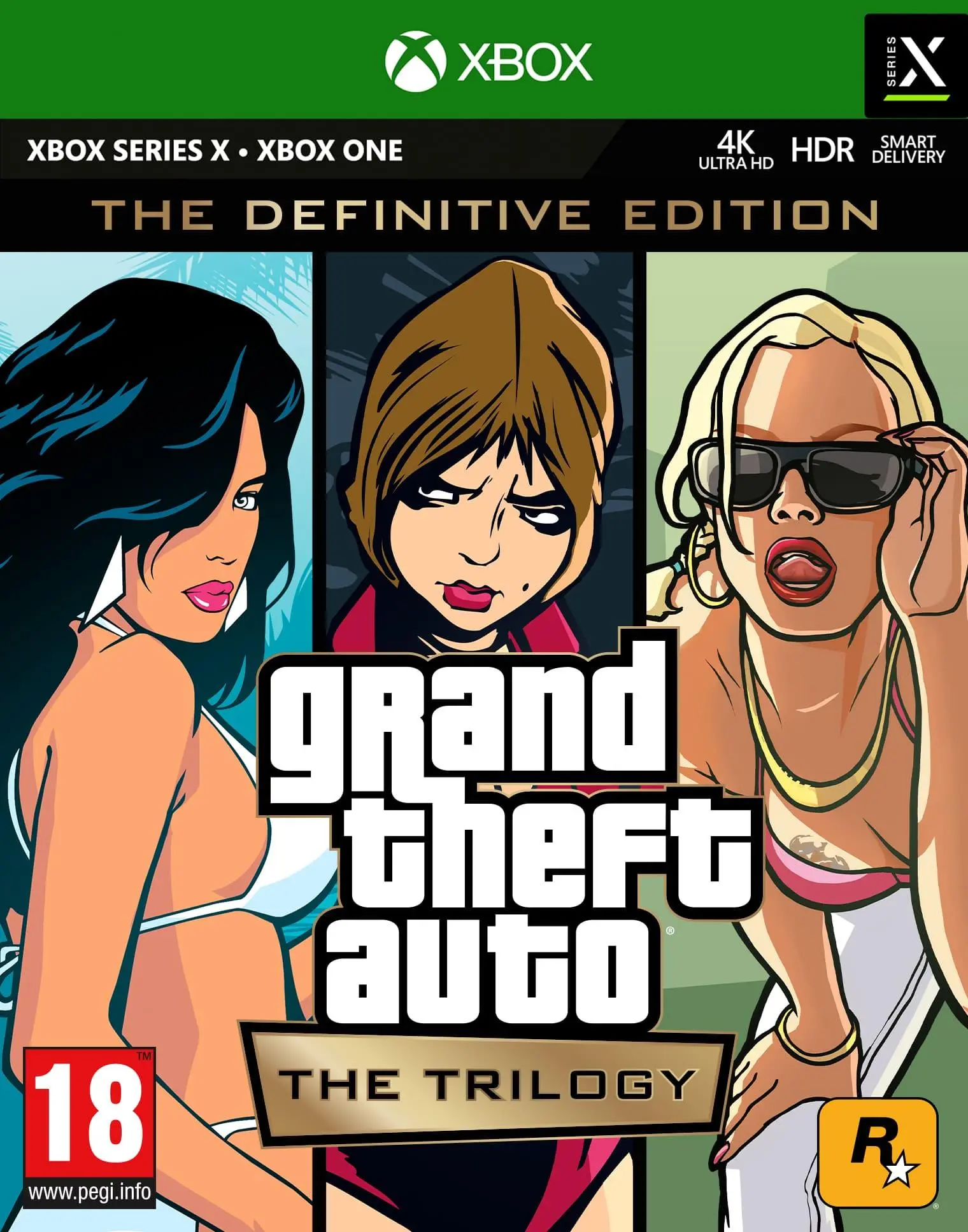 Grand Theft Auto: The Trilogy The Definitive Edition Gra na Xbox One (Kompatybilna z Xbox Series X)