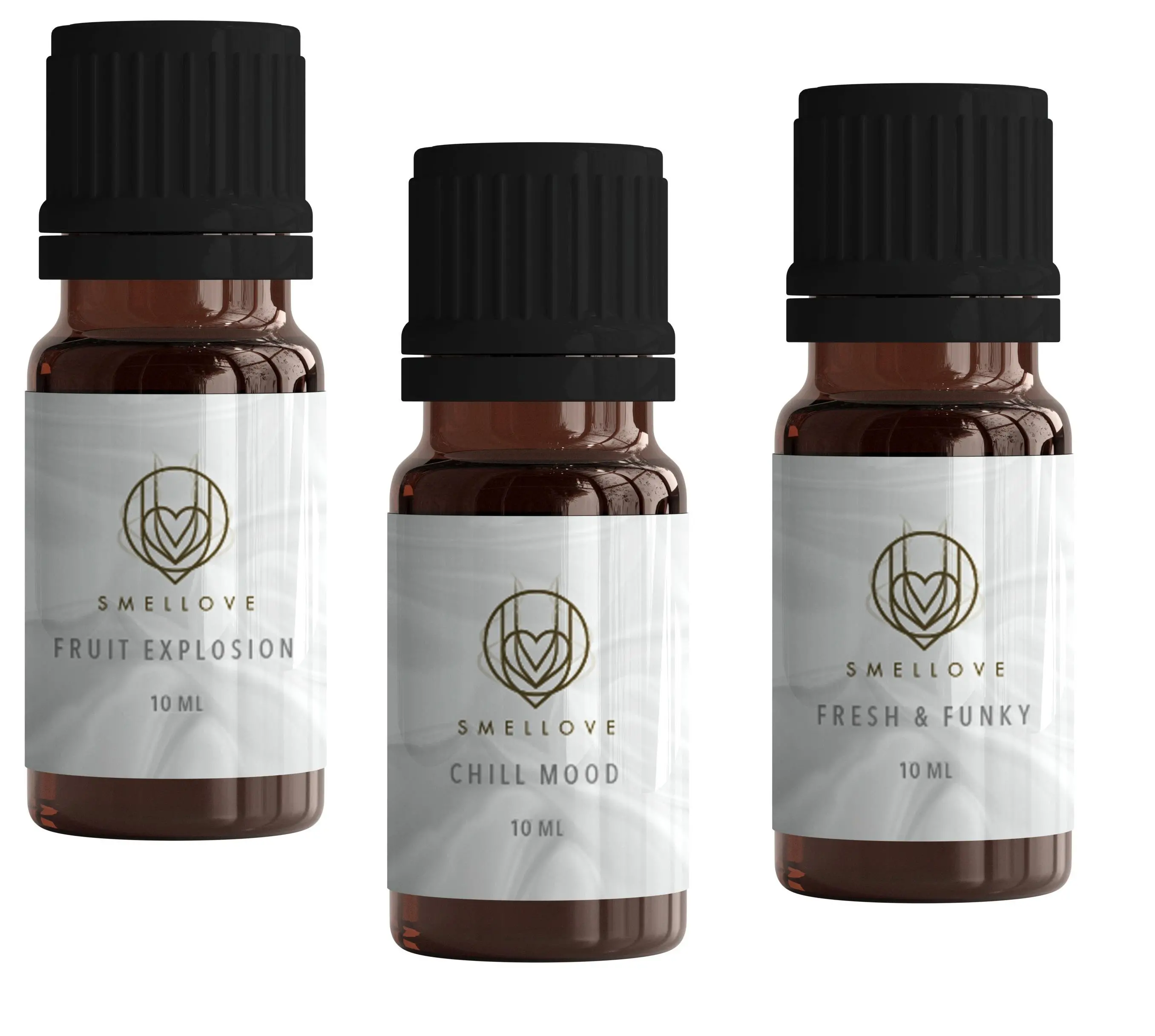 Zestaw olejków zapachowych Smellove Fruit Explosion, Chill Mood, Fresh & Funky 3szt.