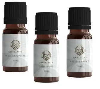 Zestaw olejków zapachowych Smellove Fruit Explosion, Chill Mood, Fresh & Funky 3szt.