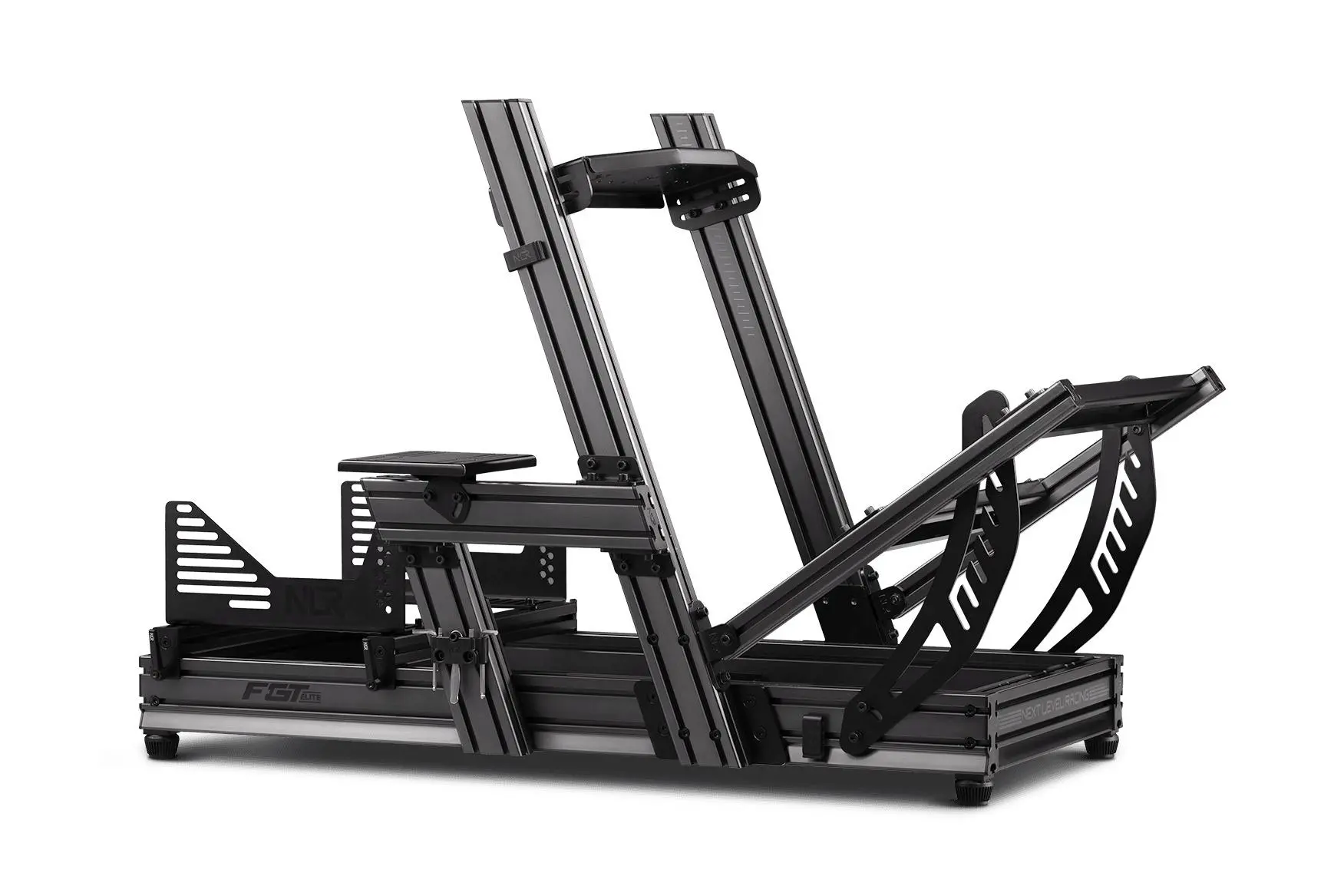 Fotel Next Level Racing NLR-E001 F-GT Elite Wheel Plate Edition Wyścigowy do 150kg Czarny