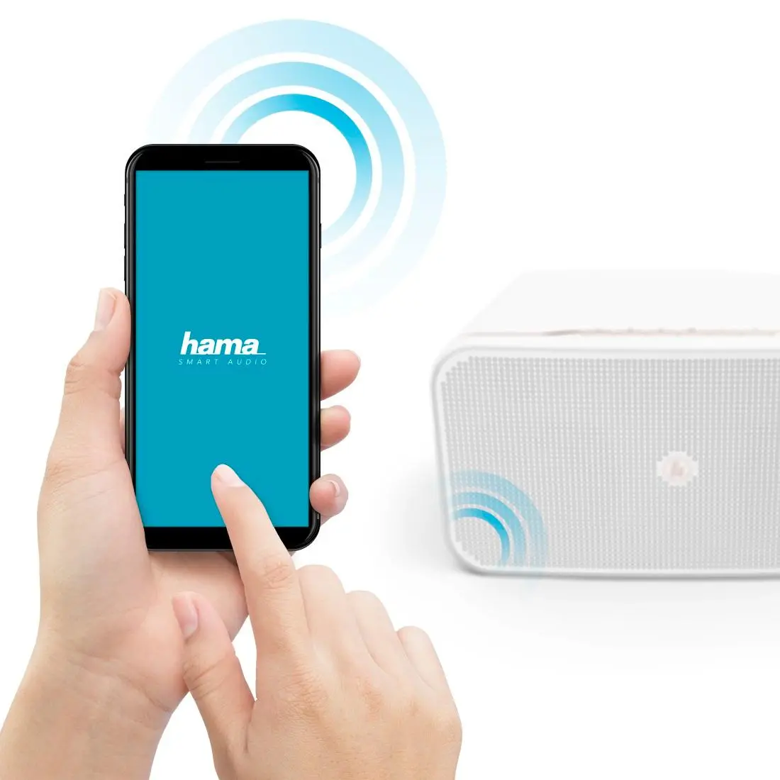 Głośnik Bluetooth Hama SIRIUM2000AMBT Wi-Fi Radio internetowe Biały