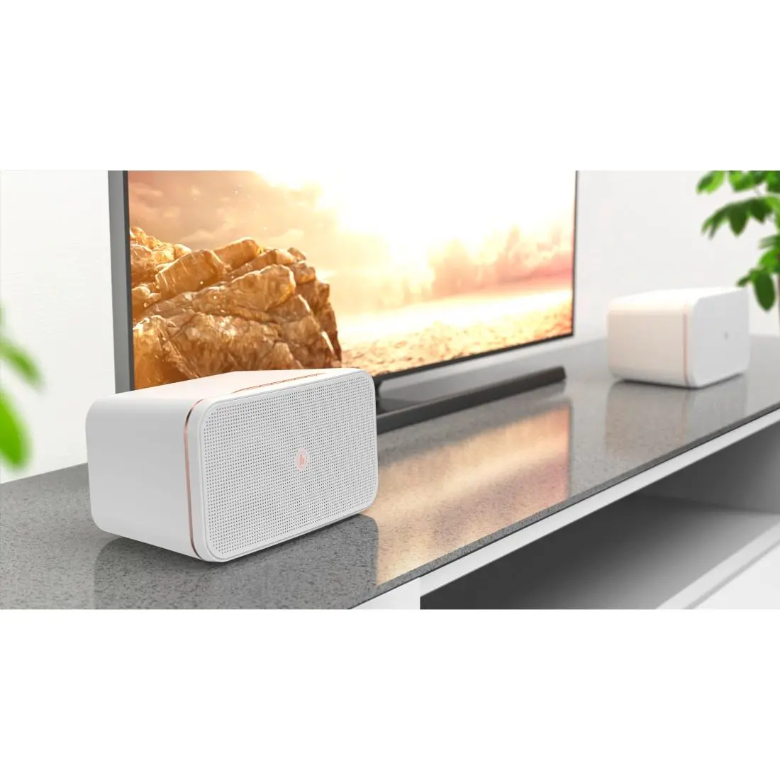 Głośnik Bluetooth Hama SIRIUM2000AMBT Wi-Fi Radio internetowe Biały