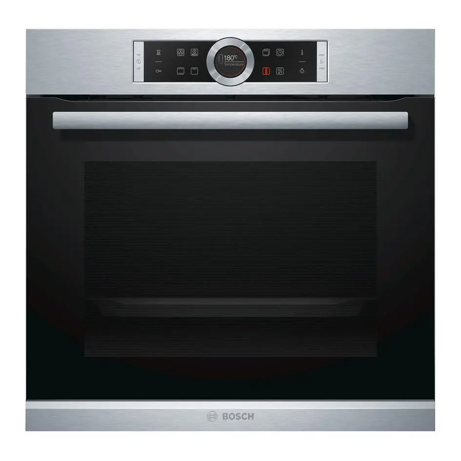 Piekarnik elektryczny Bosch Serie 8 HBG634BS1 Termoobieg Srebrno-czarny