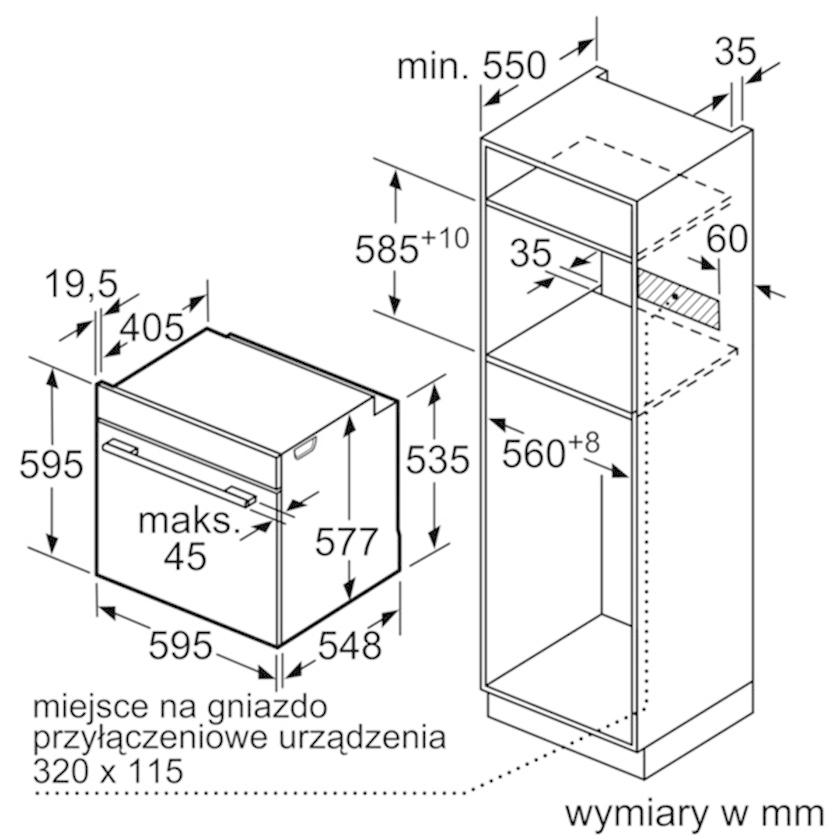 Piekarnik elektryczny Bosch HBG636ES1
