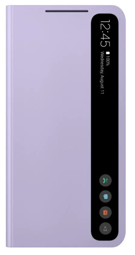Etui Samsung Smart Clear View do Galaxy S21 FE Lawendowy