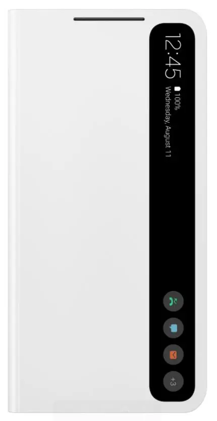 Etui Samsung Smart Clear View do Galaxy S21 FE Biały