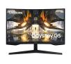 Monitor Samsung Odyssey G55A LS27AG550EU - gamingowy - zakrzywiony - 27" - 2K - 165Hz - 1ms