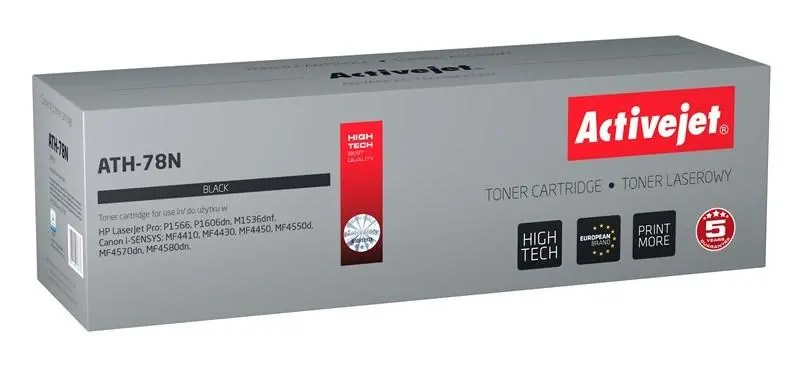 Toner ActiveJet ATH-78N (zamiennik CE278A nr 78A) Czarny