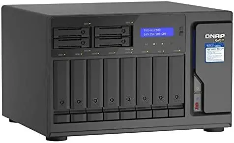 Dysk sieciowy QNAP TVS-H1288X-W1250-16G Czarny