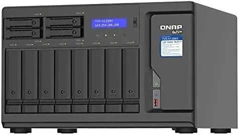 Dysk sieciowy QNAP TVS-H1288X-W1250-16G Czarny
