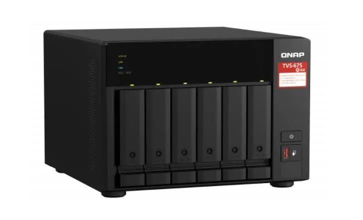 Dysk sieciowy QNAP TVS-675-8G Czarny