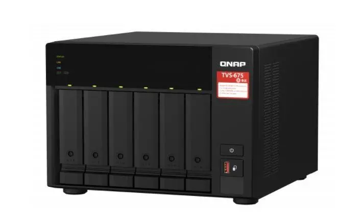 Dysk sieciowy QNAP TVS-675-8G Czarny