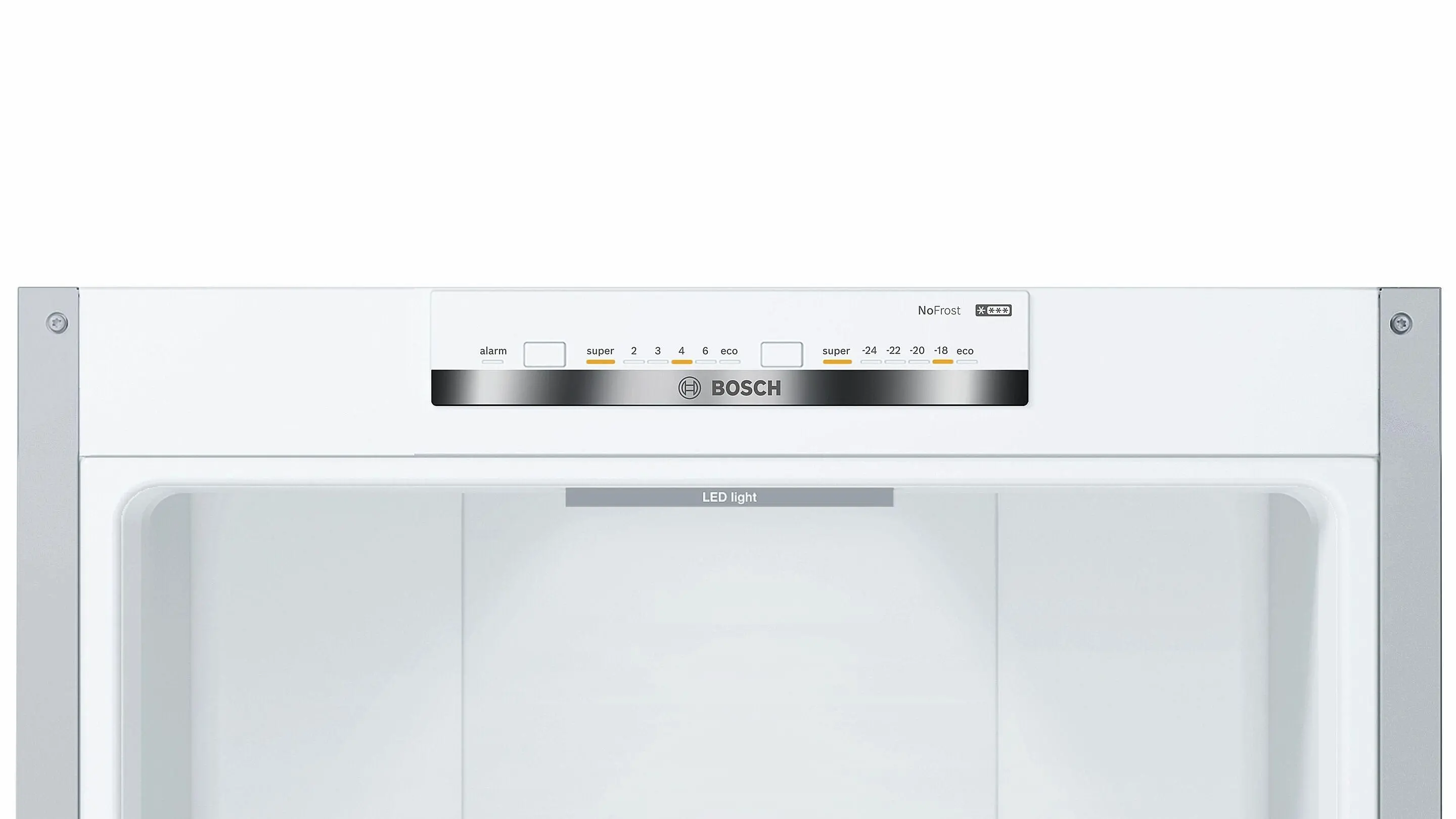 Lodówka Bosch Serie 4 KGN39VLEB Pełny No Frost 203cm Szuflada z kontrolą wilgotności Stalowy