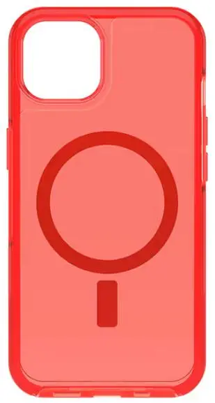 Etui OtterBox Symmetry Clear do iPhone 13 Pro Max czerwone
