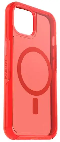 Etui OtterBox Symmetry Clear do iPhone 13 Pro Max czerwone
