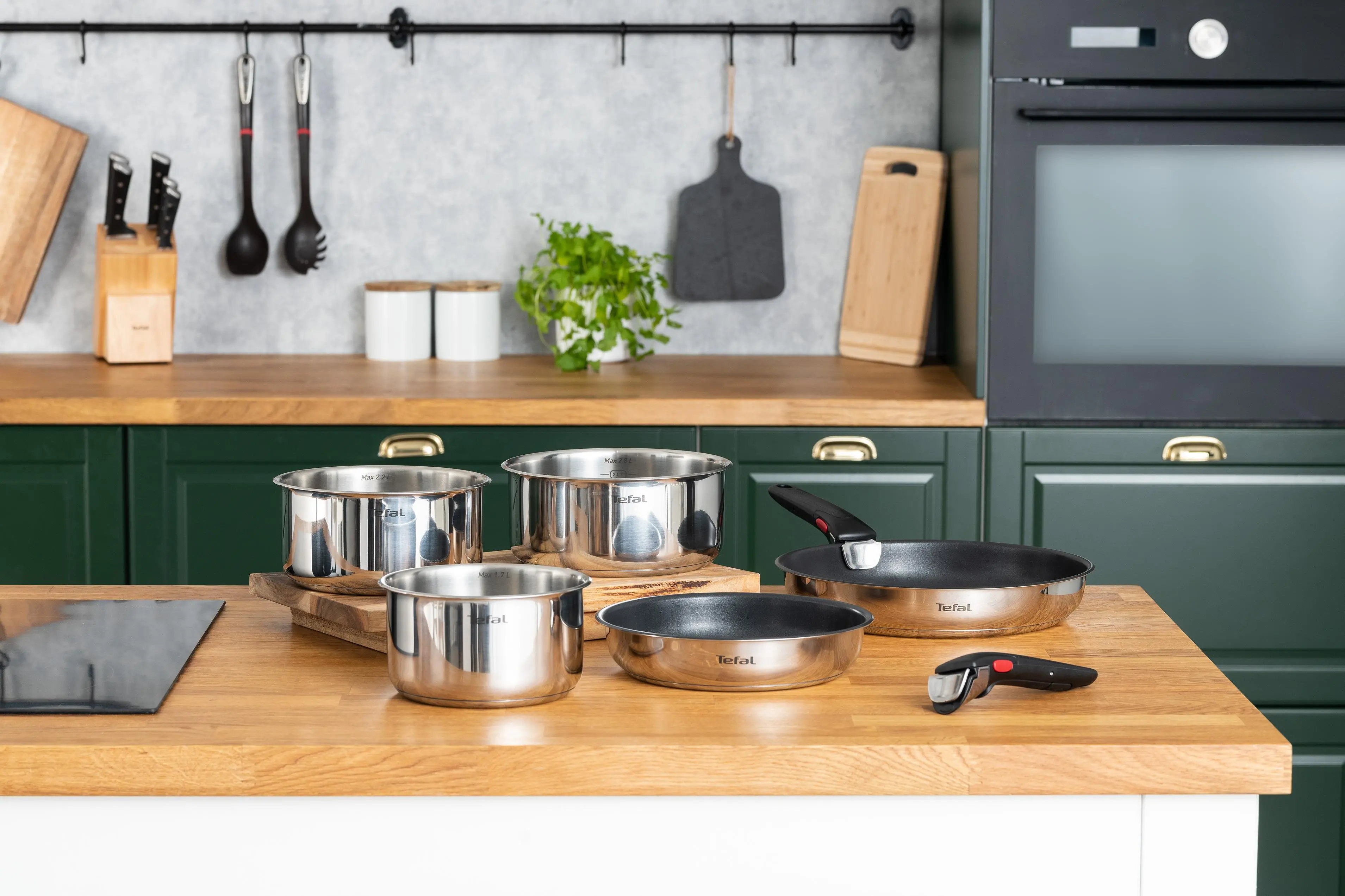 Patelnia Tefal Ingenio Emotion L8973574 Indukcja Tytanowa 24cm