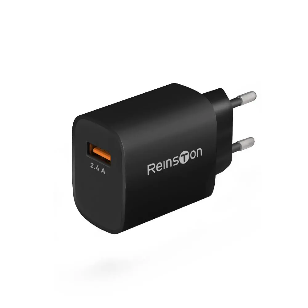 Ładowarka sieciowa Reinston ELSI012 USB-A 2.4A Czarny