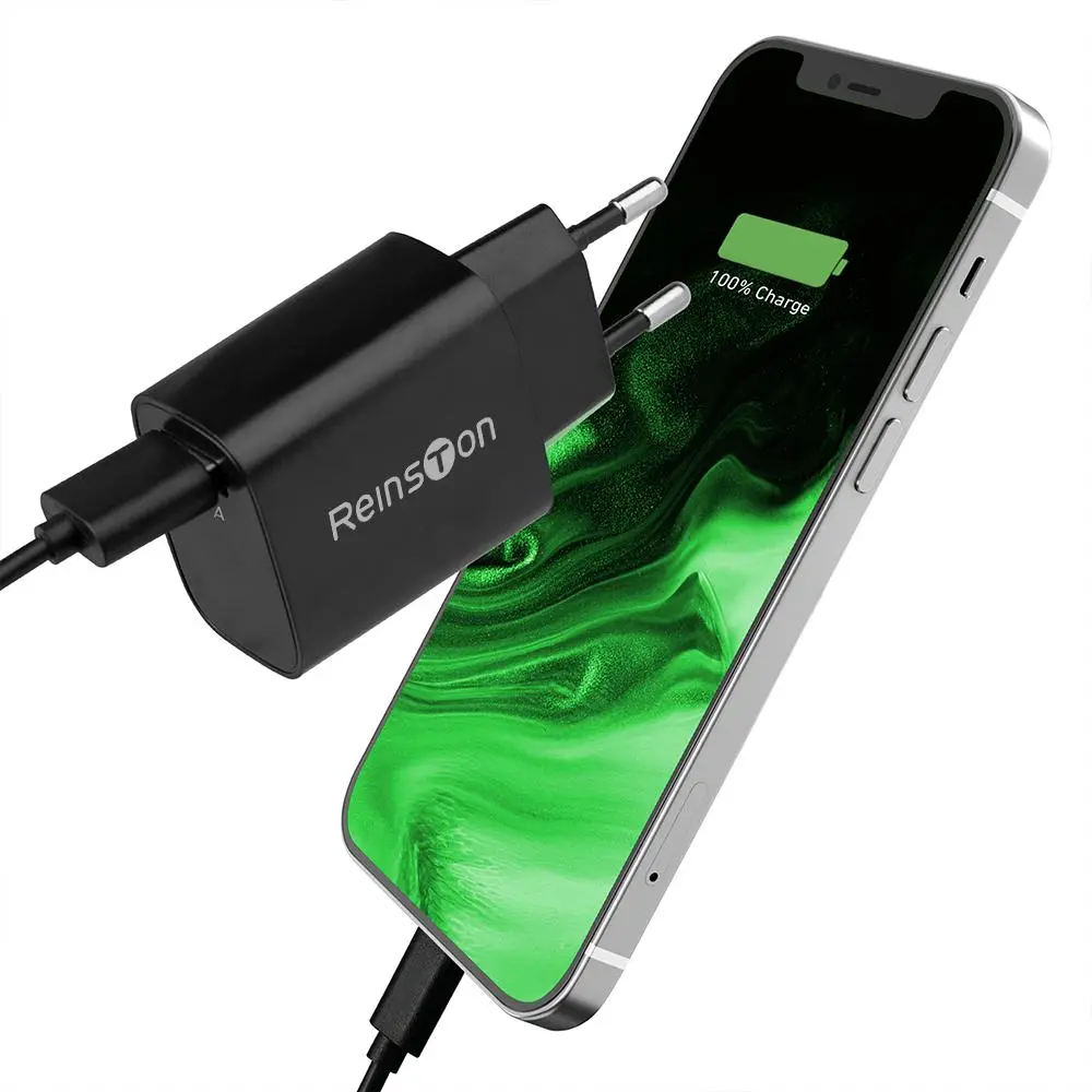 Ładowarka sieciowa Reinston ELSI012 USB-A 2.4A Czarny