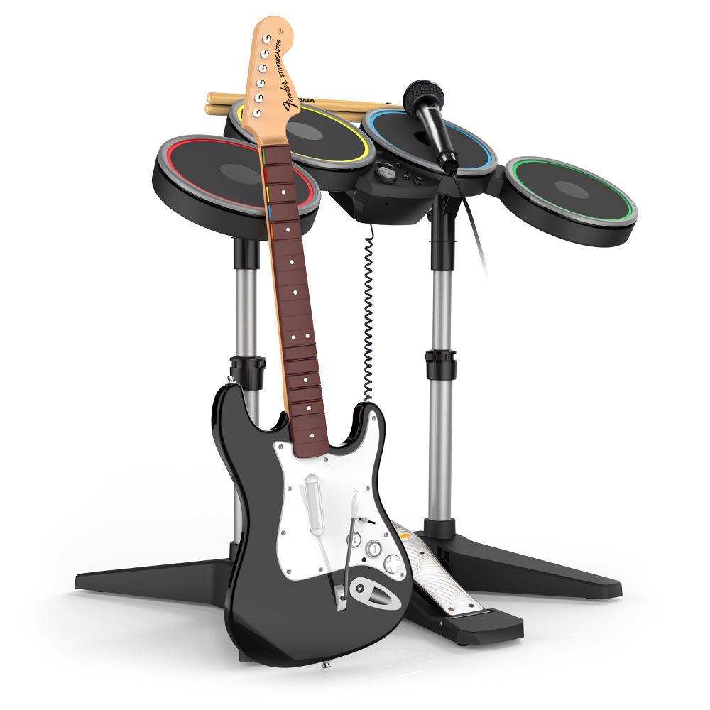 Rock Band 4 + perkusja + gitara + mikrofon, Gra - cena i