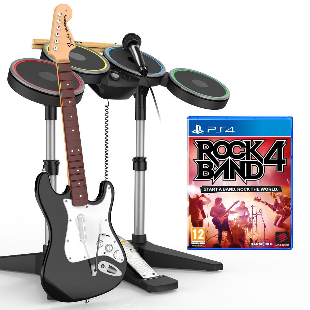 人気便利グッズ Rock i cena - Gra mikrofon, + gitara + perkusja + 4 Band 家庭用ゲーム機本体