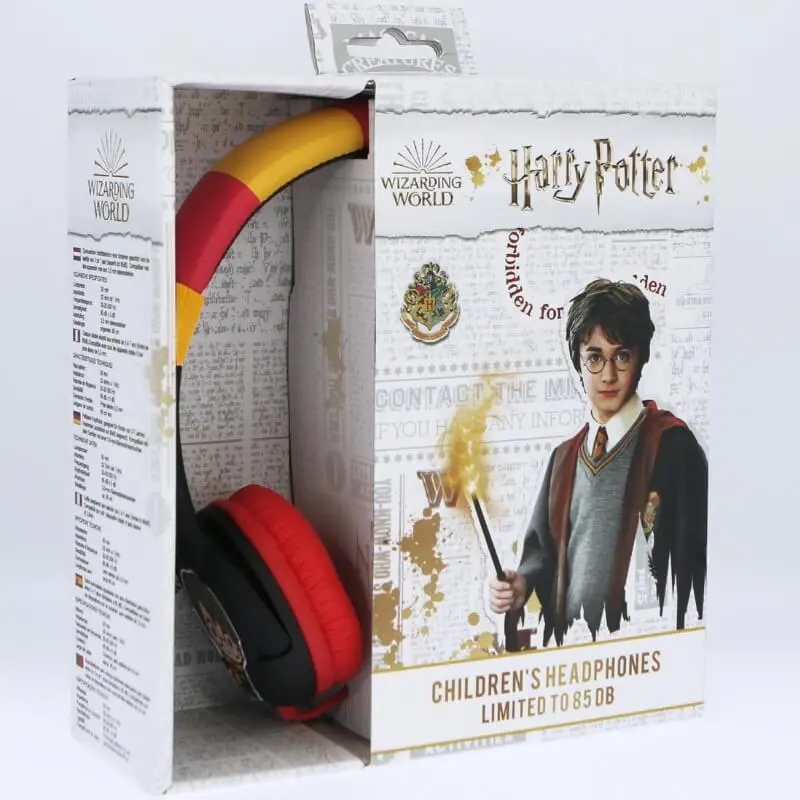 Słuchawki przewodowe OTL Technologies Harry Potter Nauszne Czarno-czerwony
