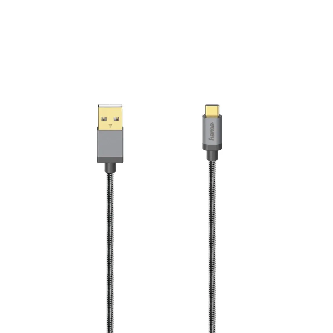 Kabel Hama Premium USB 2,0 do USB-C 0,75 m 200502 Szary
