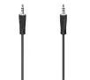 Kabel  audio Hama 00205287 jack 3,5mm 0,5m Czarny