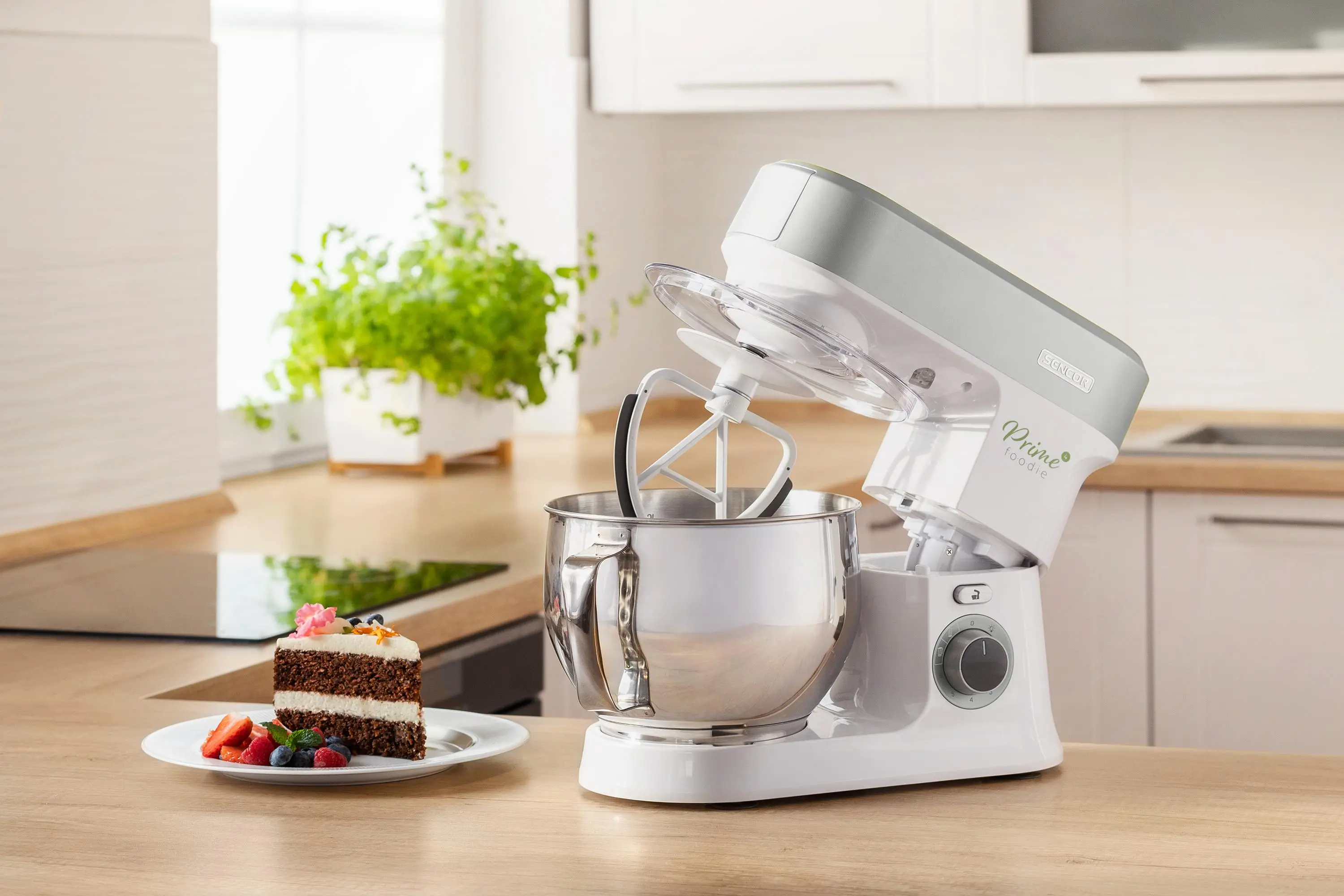 Robot planetarny Sencor STM 3789SL 1200W Maszynka do mielenia Szatkownica Blender kielichowy