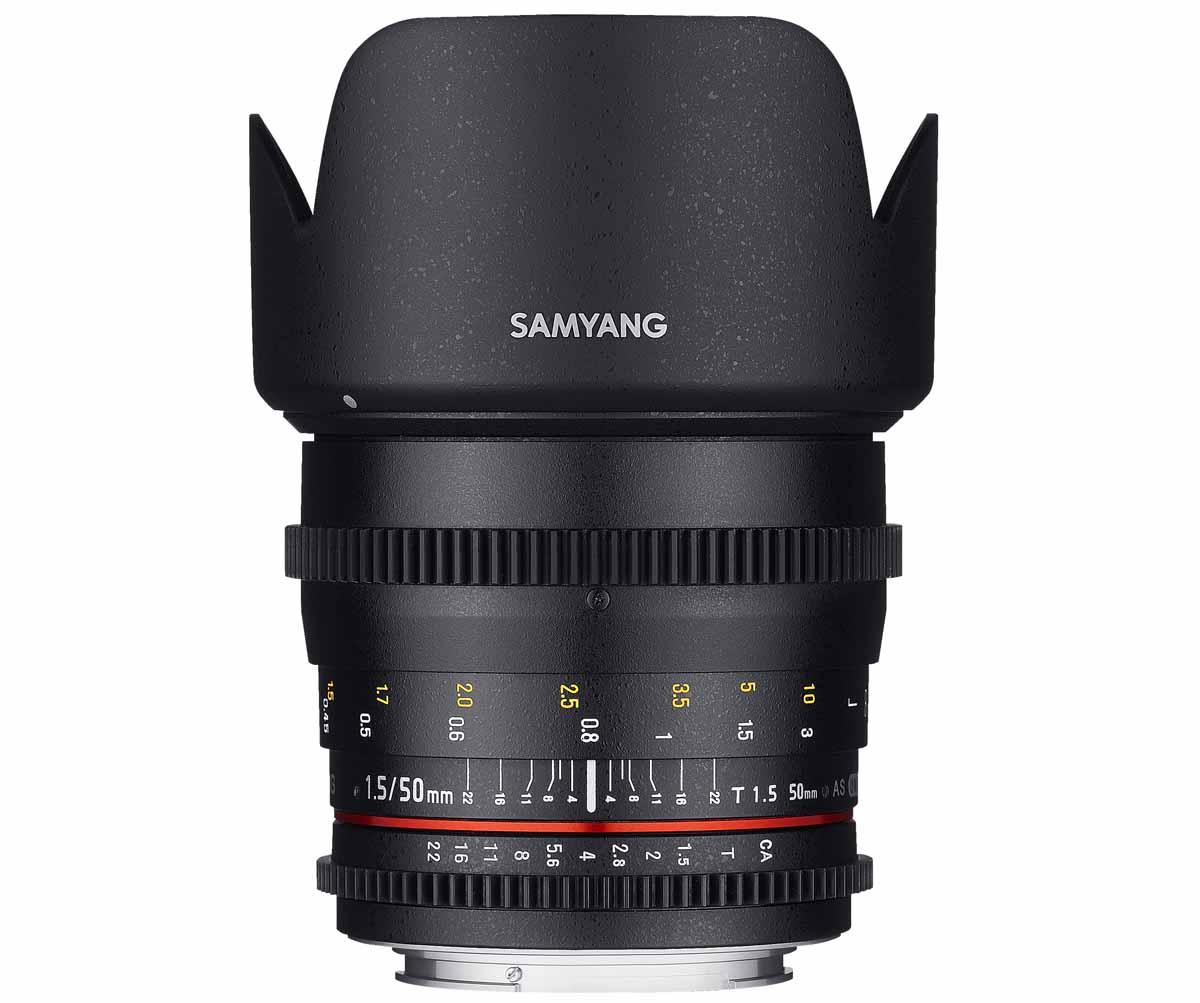 Samyang 50 mm T1.5 VDSLR AS UMC Canon