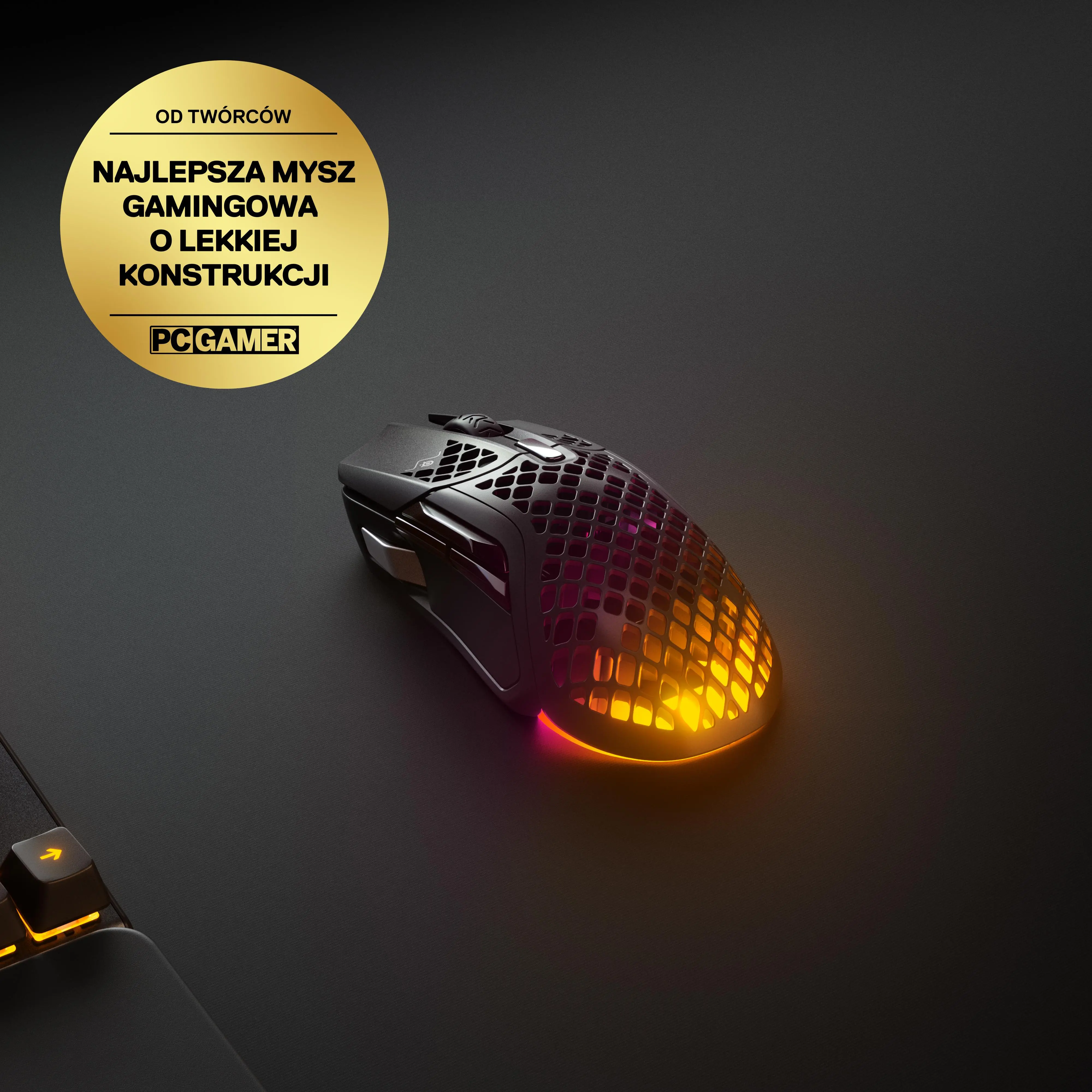 Myszka gamingowa SteelSeries Aerox 5 Wireless Czarny