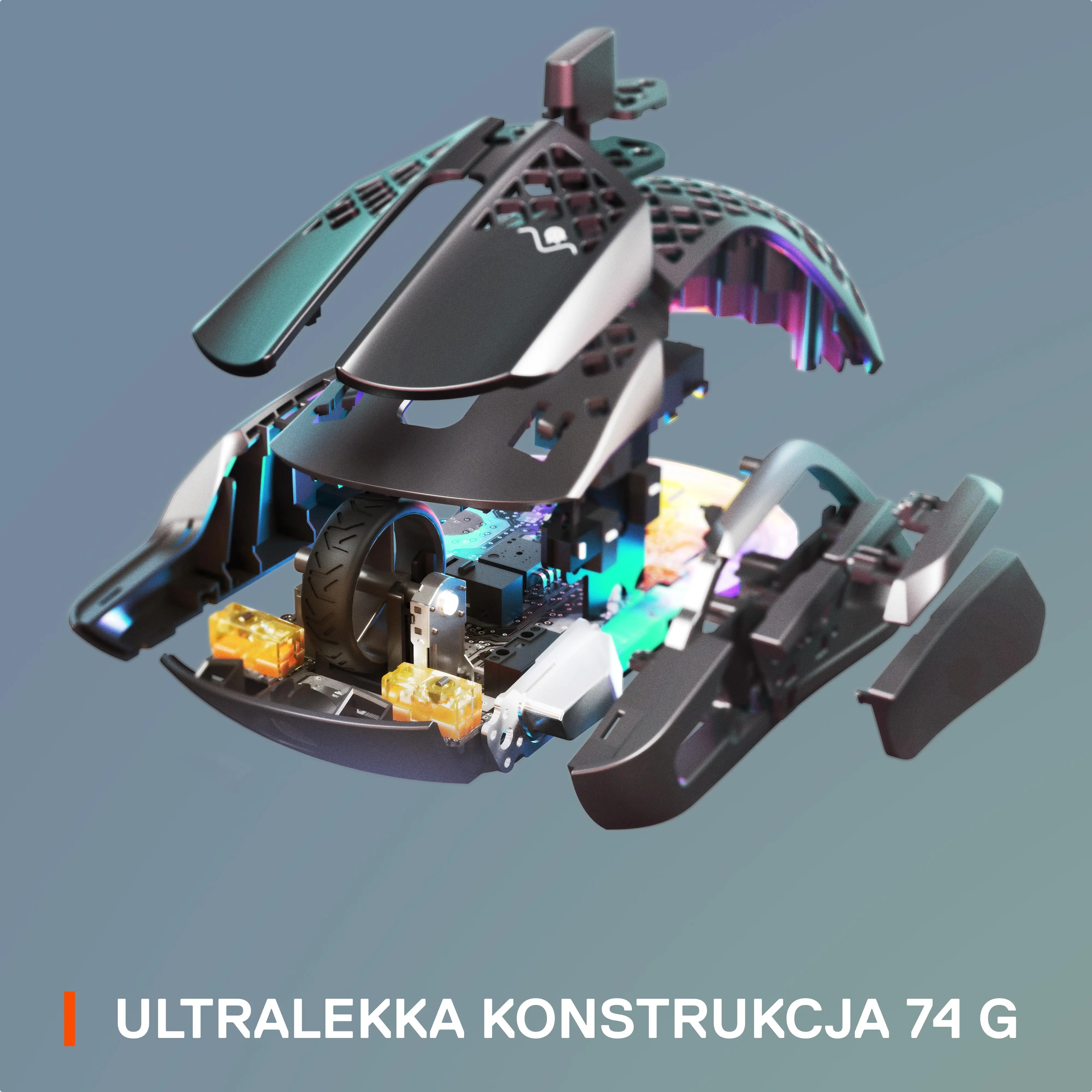 Myszka gamingowa SteelSeries Aerox 5 Wireless Czarny