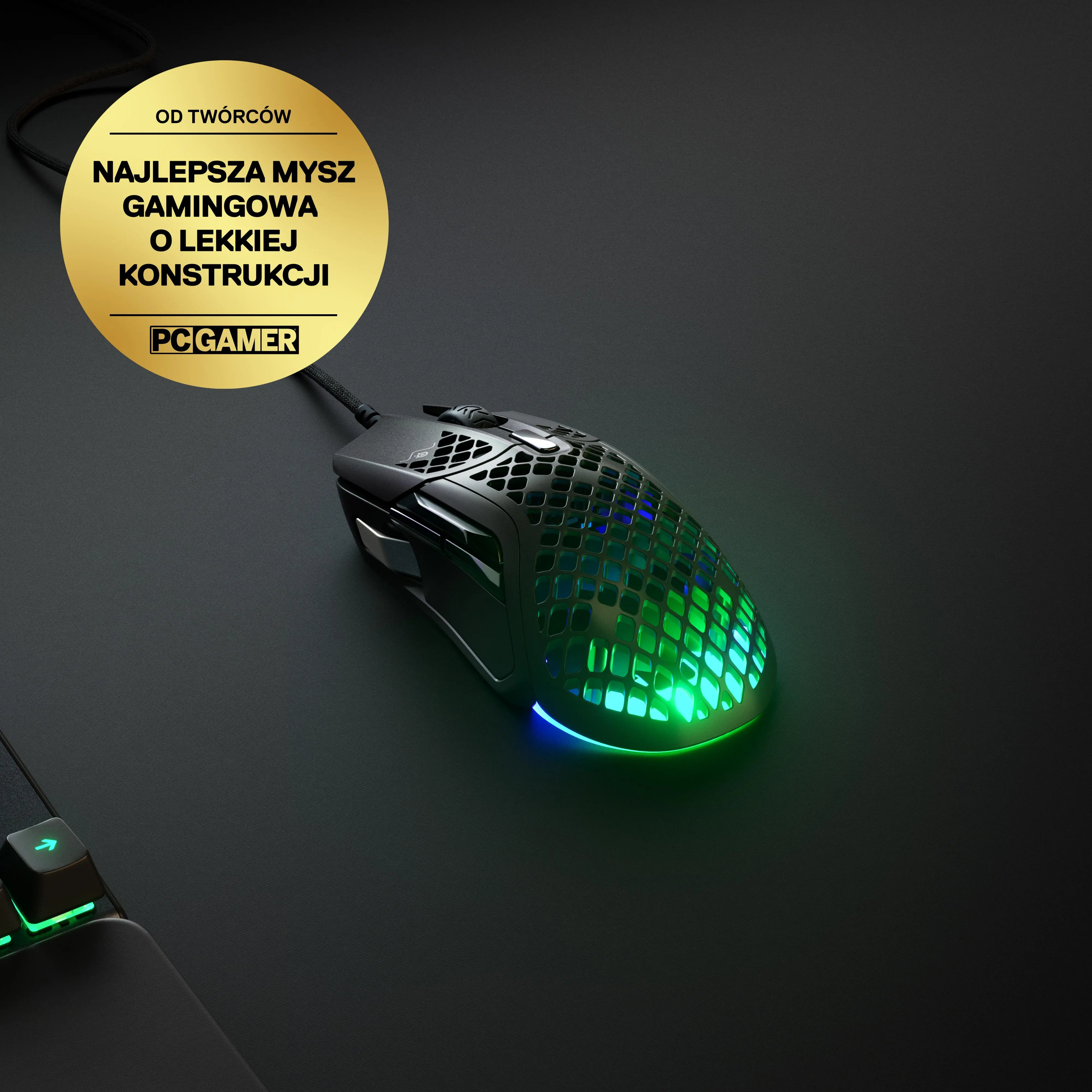 Myszka gamingowa SteelSeries Aerox 5 Czarny