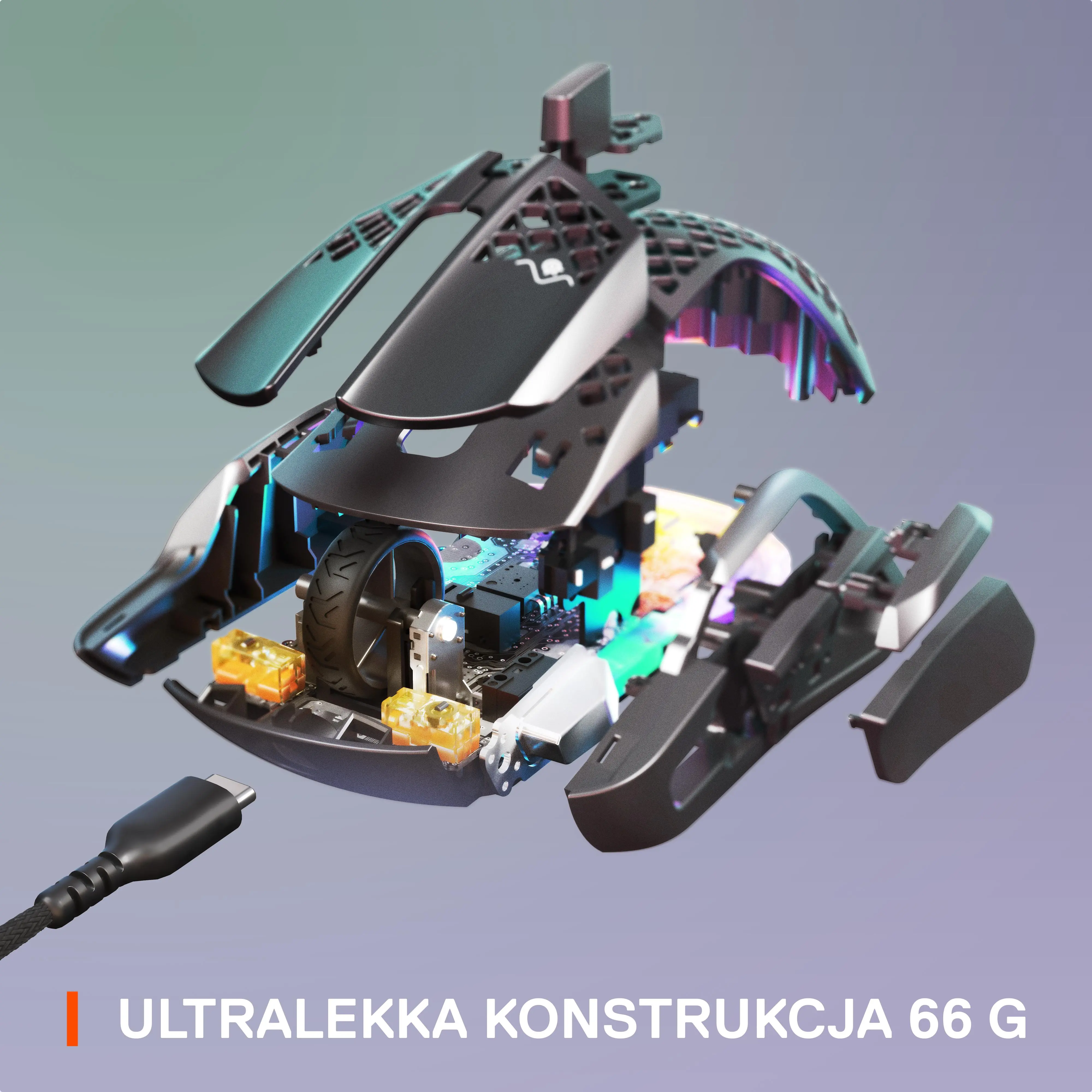 Myszka gamingowa SteelSeries Aerox 5 Czarny