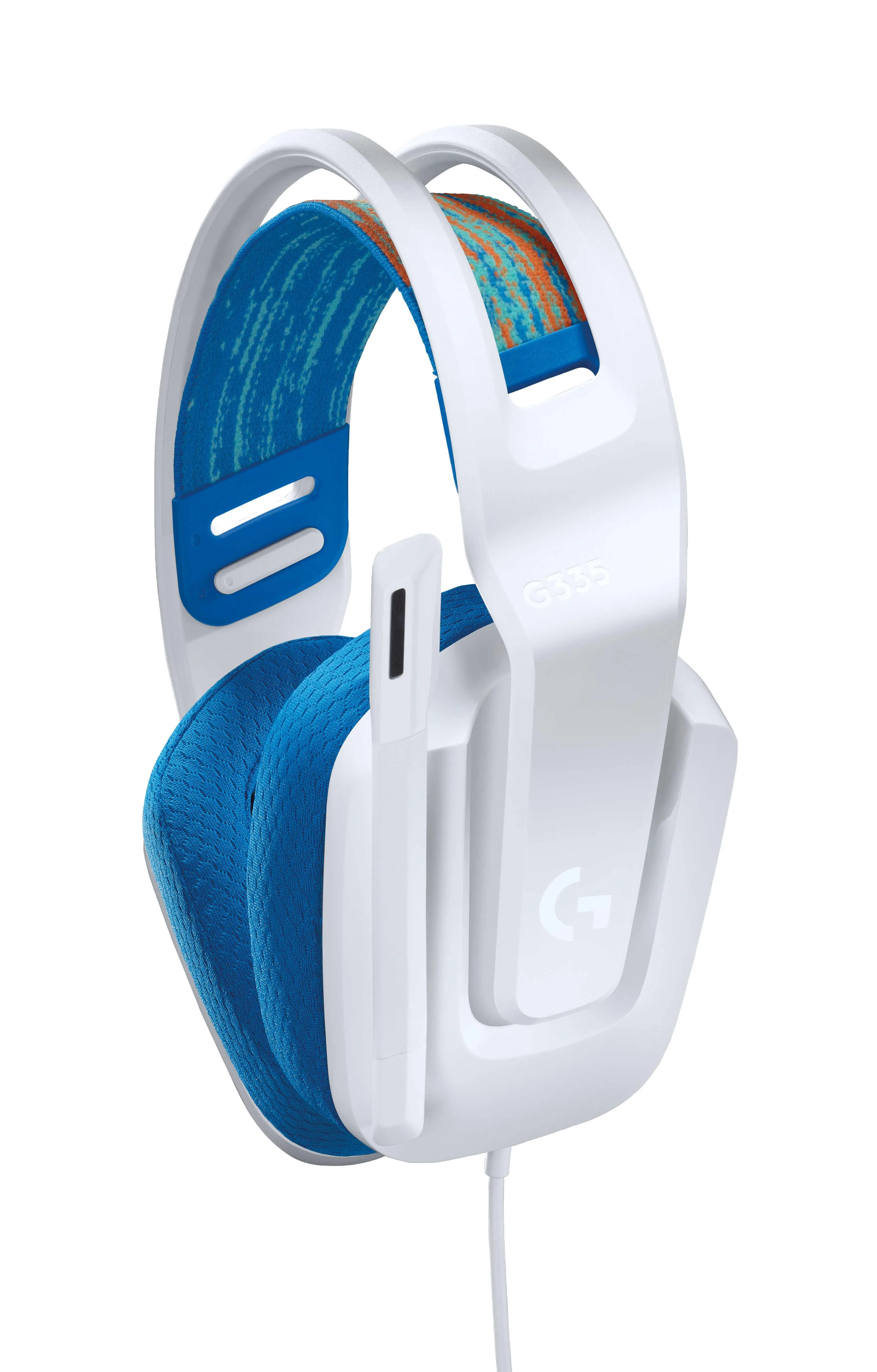 Słuchawki przewodowe z mikrofonem Logitech G335 Nauszne Biały