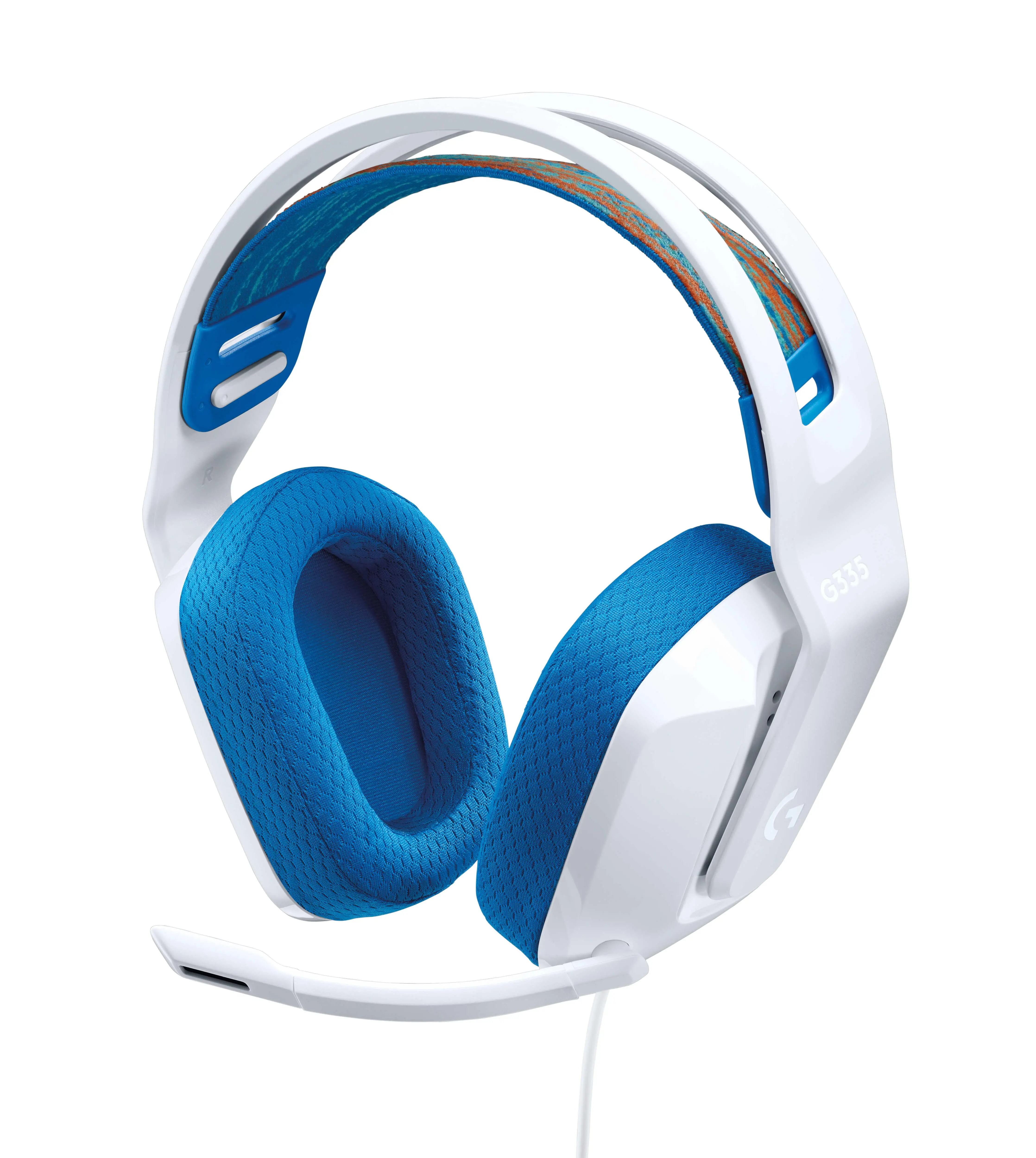 Słuchawki przewodowe z mikrofonem Logitech G335 Nauszne Biały