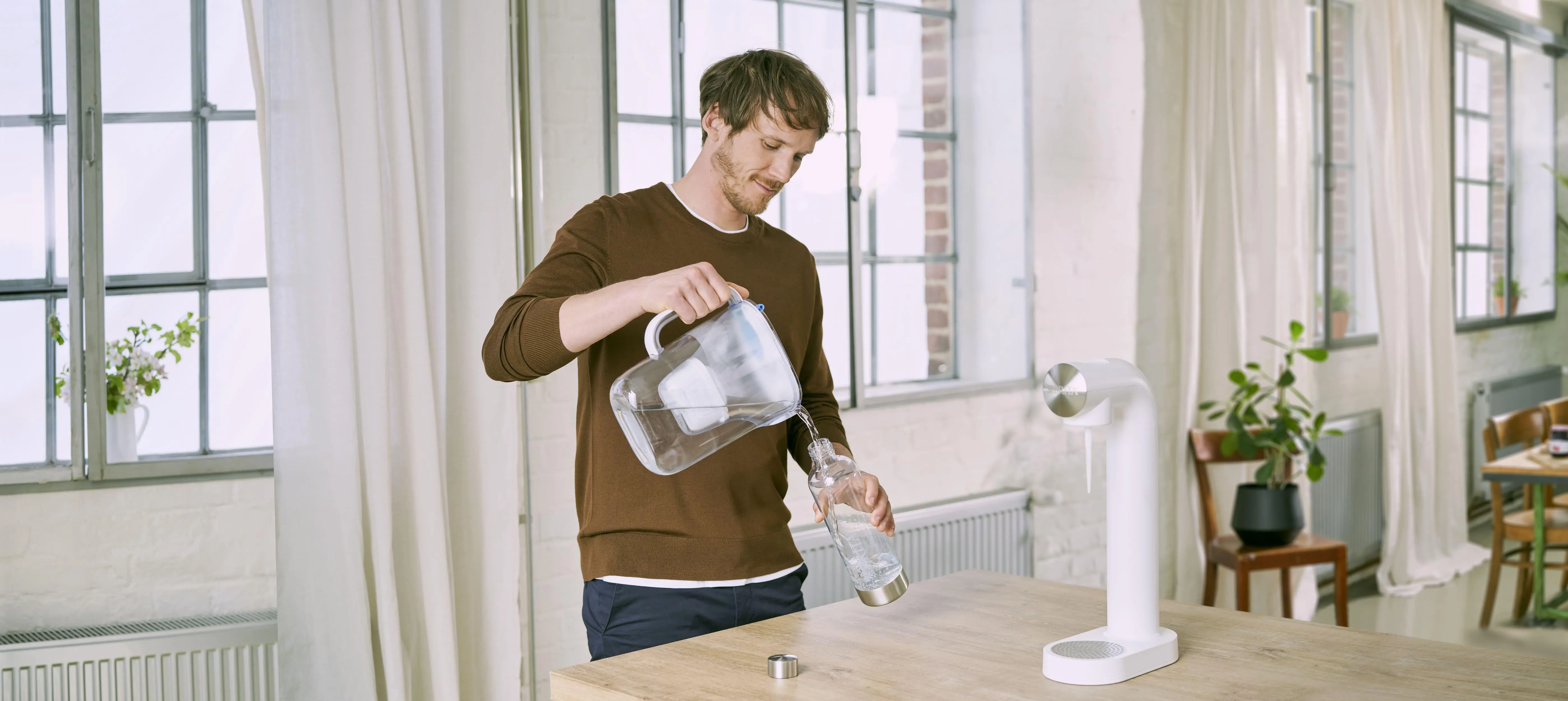 Saturator Brita SodaOne Biały