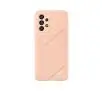 Etui Samsung Card Slot Cover Peach do Galaxy A33 Różowy