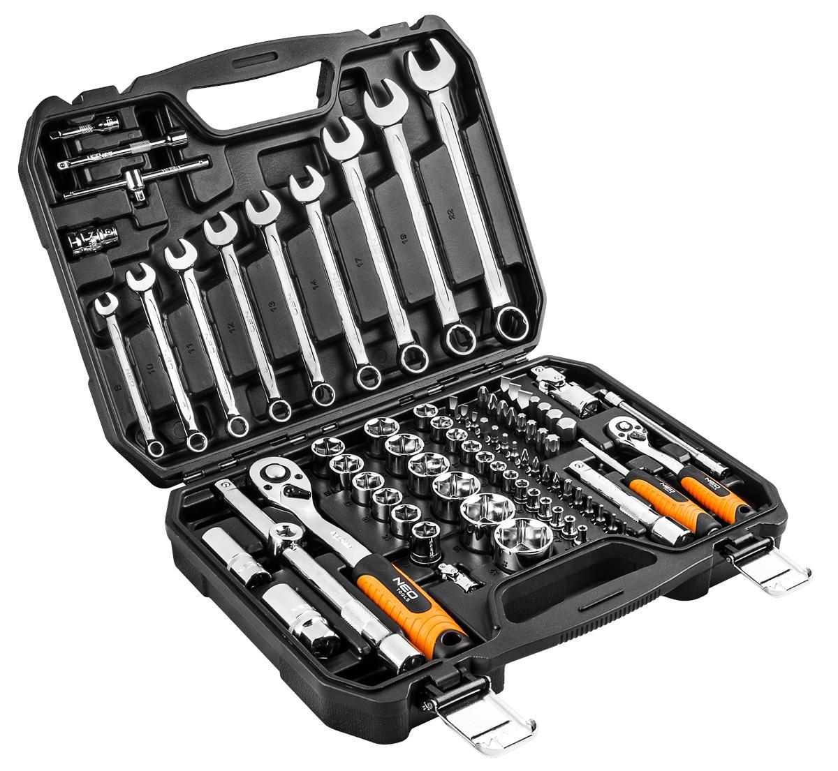 NEO Tools 08-672 1/2", 1/4" 82 szt.