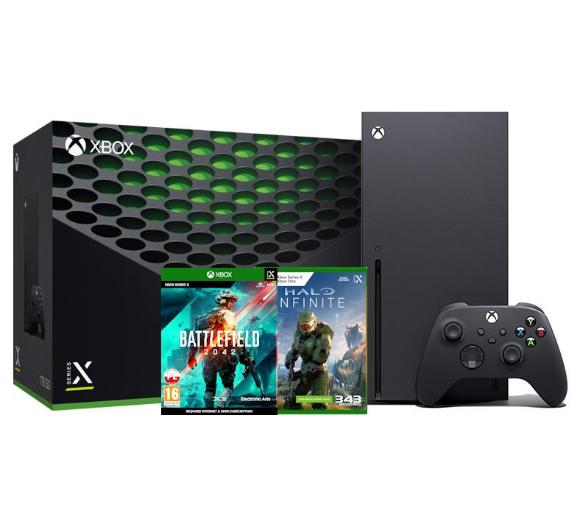 konsola Xbox Series X Xbox Series X + Halo Infinite + Battlefield 2042
