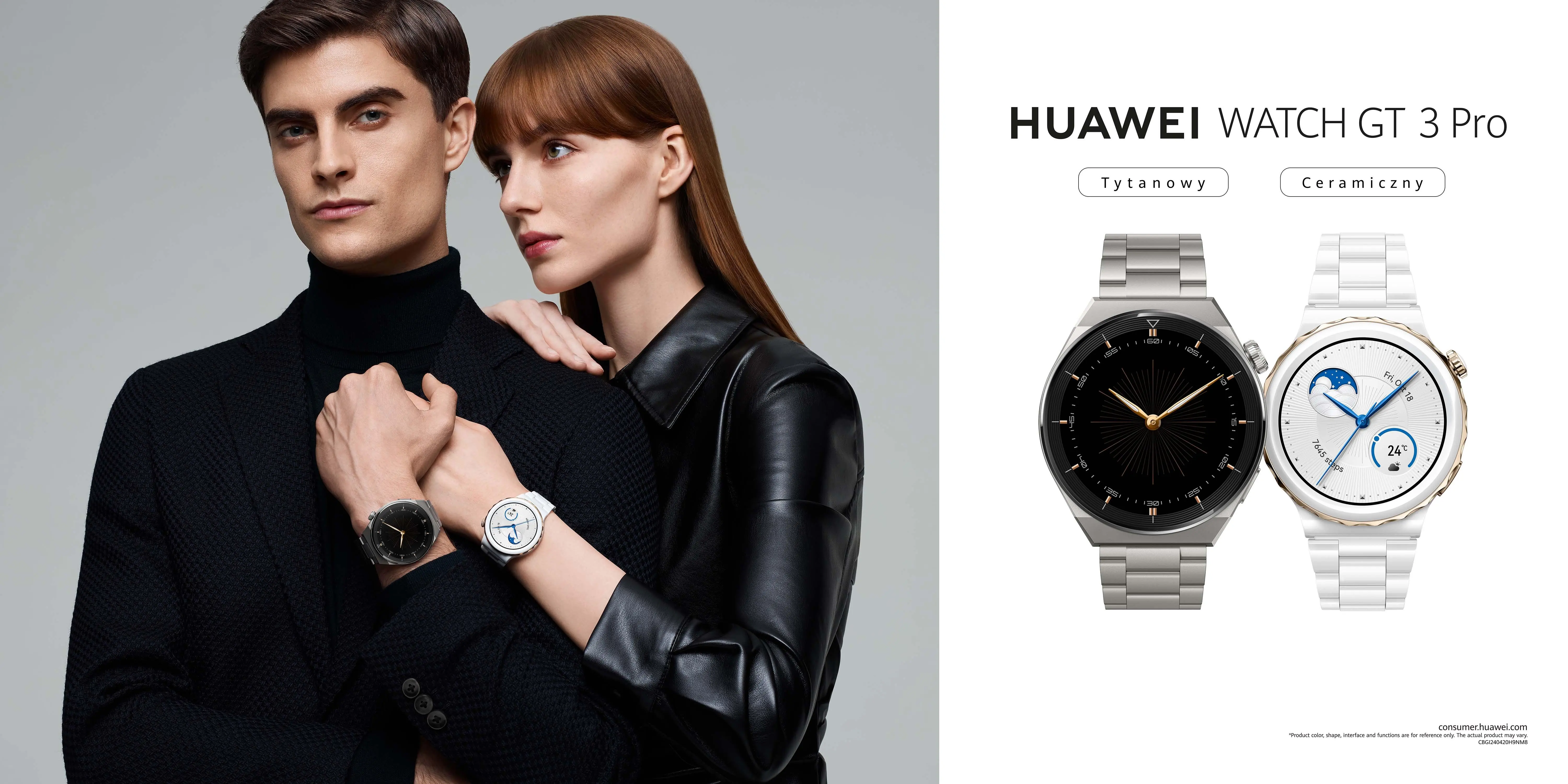 Smartwatch Huawei Watch GT 3 Pro 46mm Elite 46mm GPS Srebrny