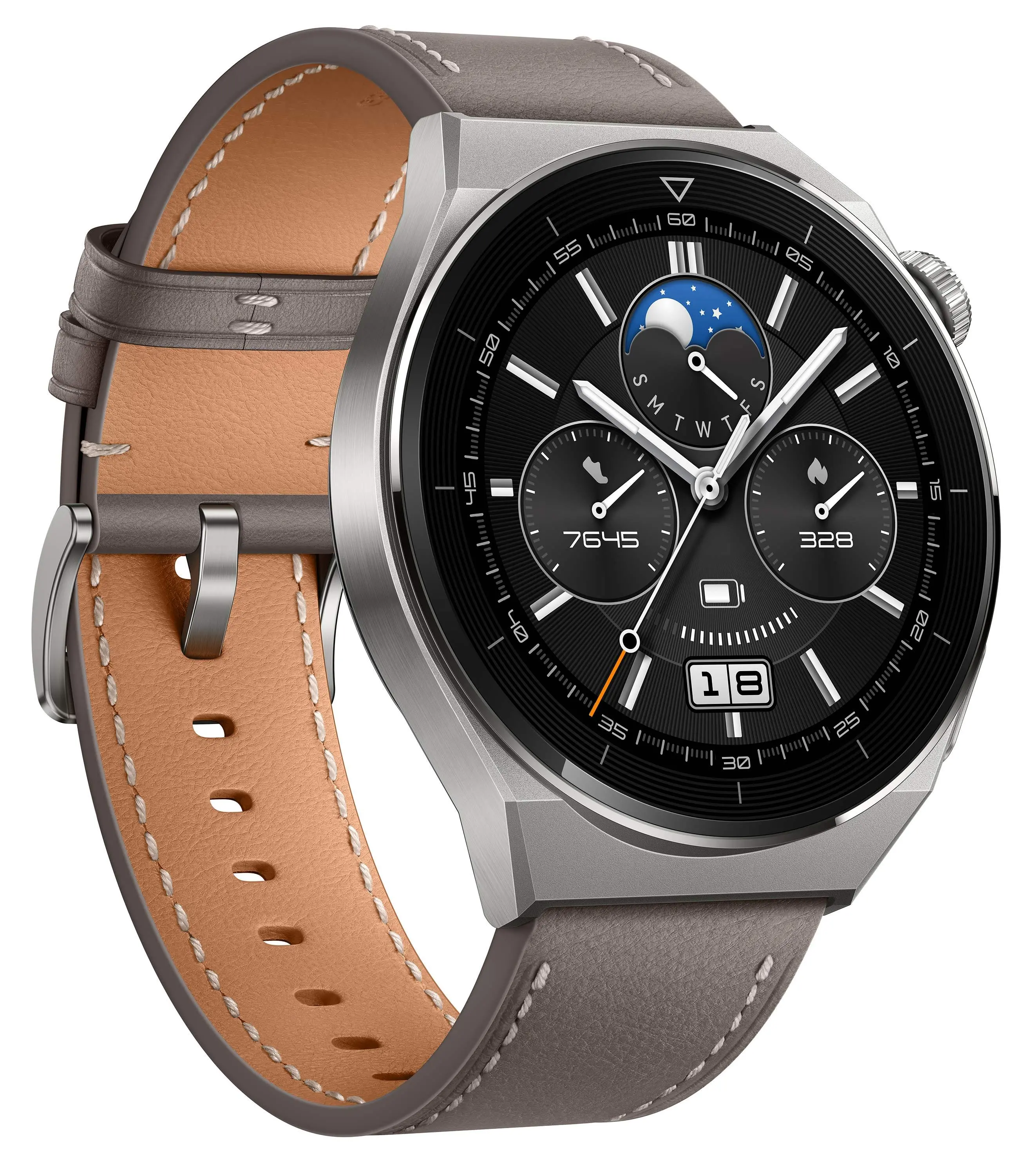 Smartwatch Huawei Watch GT 3 Pro 46mm Classic 46mm GPS Brązowy