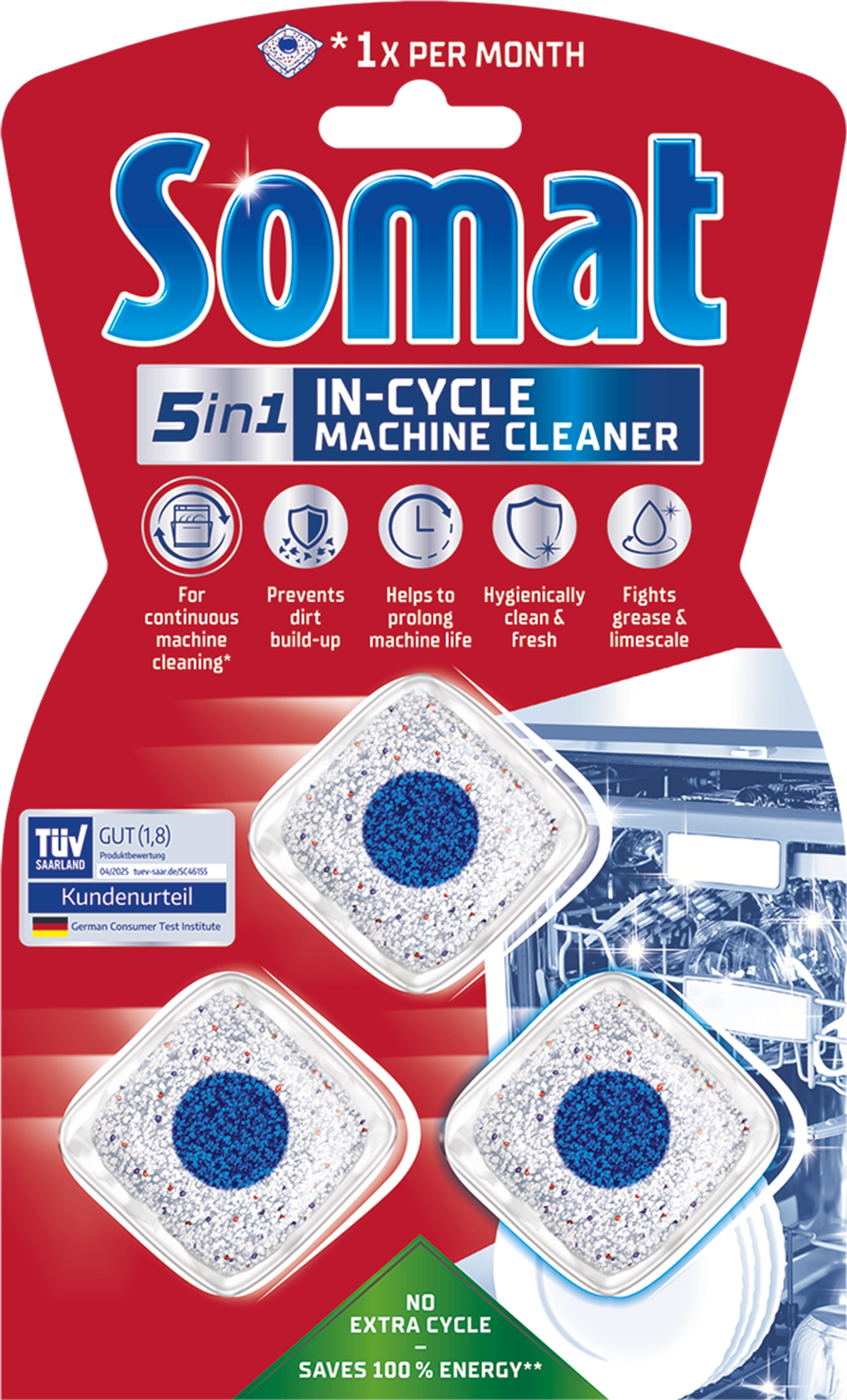 Tabletki do czyszczenia zmywarki Somat Machine Cleaner Regular 3szt.