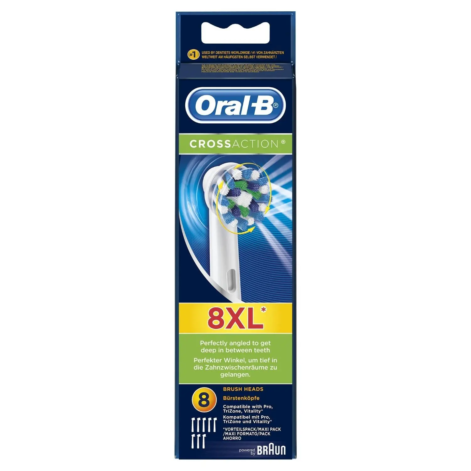 Końcówka do szczoteczki Oral-B Cross Action 8szt.