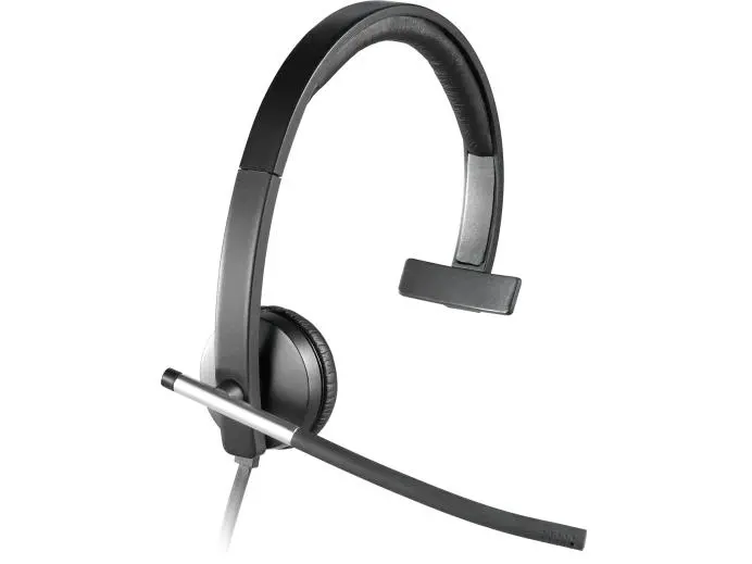 Słuchawki przewodowe z mikrofonem Logitech H650e USB Mono Nauszne Czarny