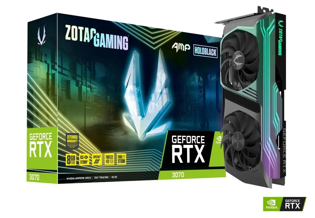 Karta graficzna Zotac GeForce RTX 3070 AMP Holo LHR 8GB GDDR6 256bit DLSS