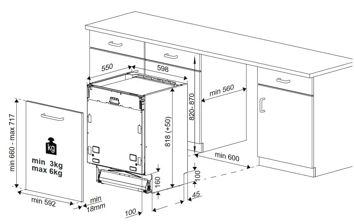 Zmywarka Beko b300 BDIN38521Q 59,8cm Szuflada na sztućce