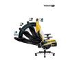 Fotel Diablo Chairs X-Player 2.0 Normal Size  Gamingowy do 150kg Skóra ECO Tkanina Dark sunflower